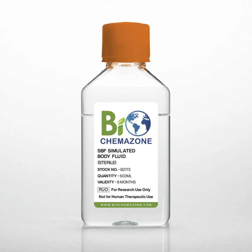 SBF Simulated Body Fluid (Sterile) Simulated Body Fluid (BZ173)