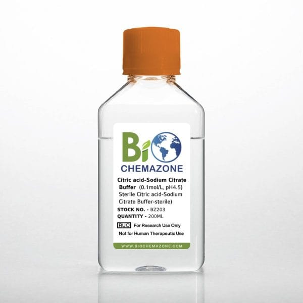 Citric acid-Sodium Citrate Buffer (0.1mol/L, pH4.5) Sterile
