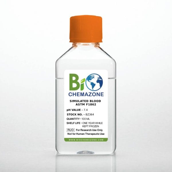 Simulated blood according to ASTM F1862