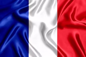 Flag of France with vertical blue, white, and red stripes - biochemazone