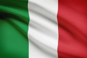 Flag of Italy with vertical green, white, and red stripes - biochemazone