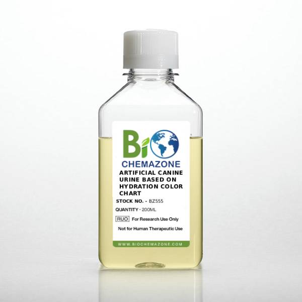 Artificial Canine Urine Based on Hydration Color Chart BZ555