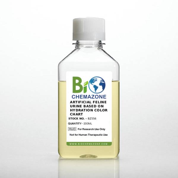 Artificial Feline Urine Based on Hydration Color Chart BZ556