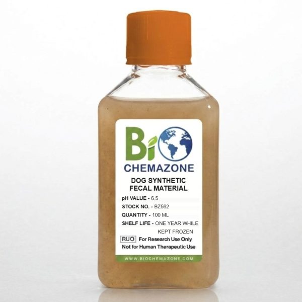 Home 17 Dog Synthetic Fecal Material BZ562 ā BioChemazone canine faecal simulant (pH 6.5), 100 mL bottle