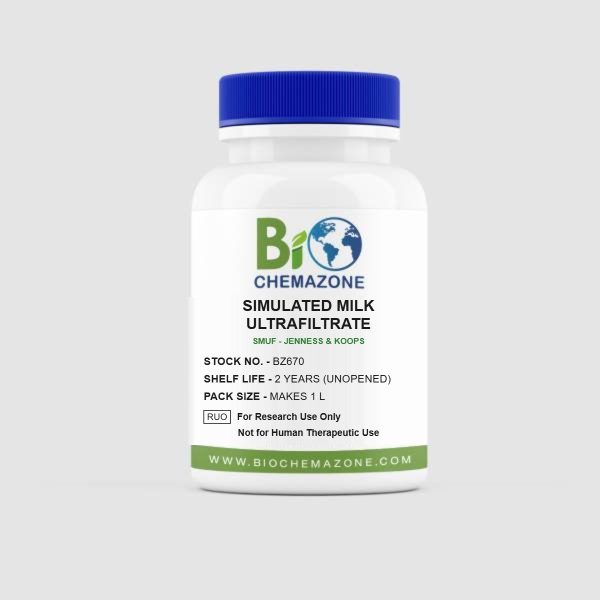 Simulated Milk Ultrafiltrate BZ670 – BioChemazone two-part SMUF salt kit for dairy research