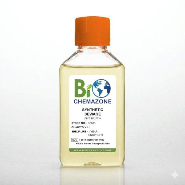 Synthetic Sewage Feed BZ636 – BioChemazone OECD 209 and 303A activated-sludge test feed, 1 L bottle
