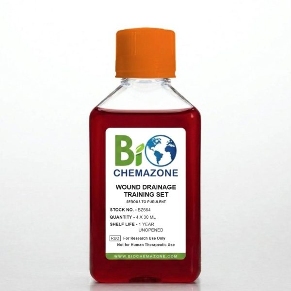 Wound Drainage Training Set BZ664 – BioChemazone serous, serosanguineous, sanguineous and purulent drainage simulants
