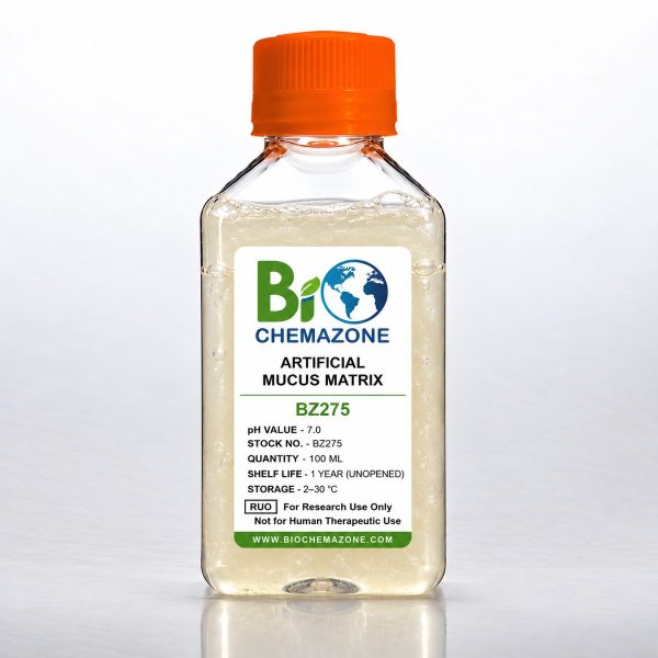 Artificial Mucus Matrix BZ275 – BioChemazone simulated mucus matrix pH 7.0, 100 mL bottle