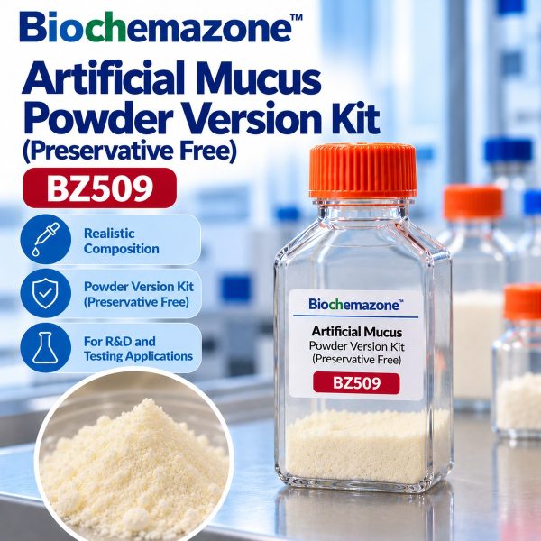 Artificial Mucus Powder Version Kit (Preservative Free) BZ509 – BioChemazone artificial mucus dry powder for reconstitution