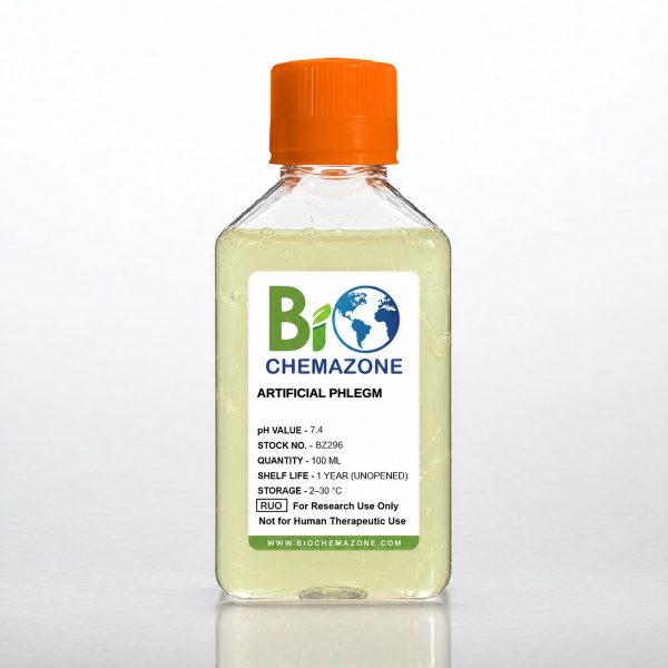 Artificial Phlegm BZ296 – BioChemazone simulated phlegm pH 7.4, 100 mL bottle