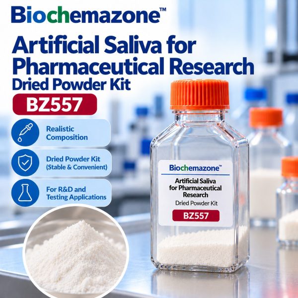 Artificial Saliva for Pharmaceutical Research Dried Powder Kit BZ557 – BioChemazone artificial saliva dry powder for reconstitution