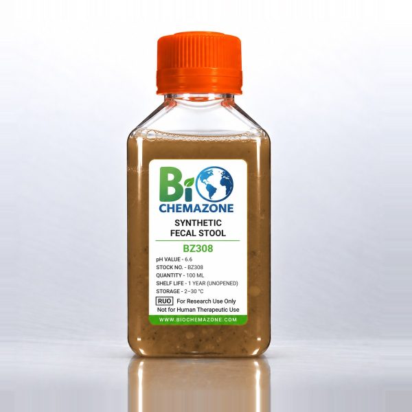 Synthetic Fecal Stool BZ308 – BioChemazone simulated stool pH 6.6, 100 mL bottle