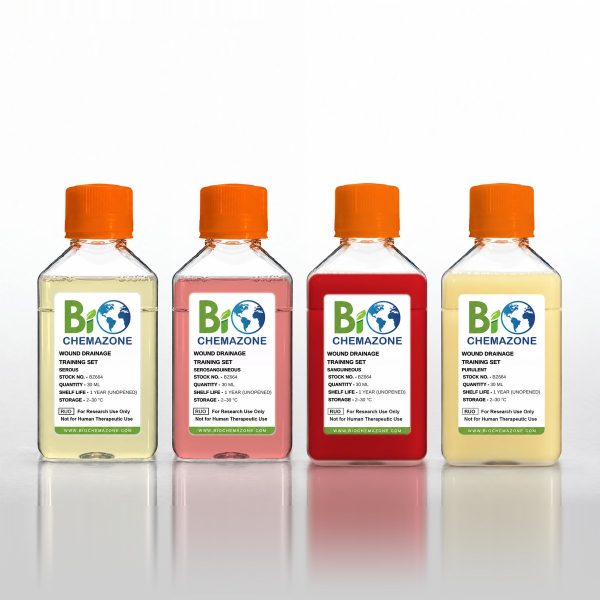 Wound Drainage Training Set BZ664 – BioChemazone serous, serosanguineous, sanguineous and purulent drainage simulants
